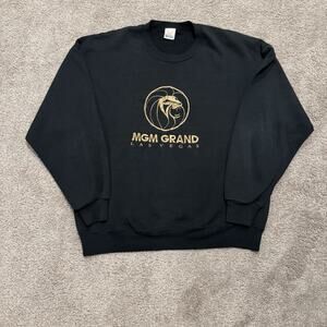 Vintage 1993 MGM Grand Casino Las Vegas Crewneck Sweatshirt Size XXL Pullover